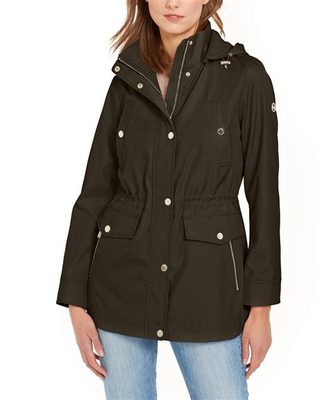 michael kors womens coats and jackets|Michael Kors anorak jacket women.